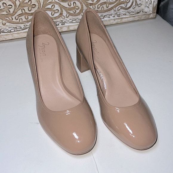27 Edit Rebecca Taupe Women’s Pump 9.5 - Picture 2 of 10